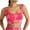 Pink, variant on Xfvqtps Sports Bras for Women Standard Strap Padded Bras for Everyday Tie Dye Push up Bra for Women Crop Workout Yoga Bra Light Blue