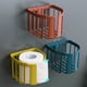 thumbnail image 4 of Soporte para papel higiénico, sobre el tanque, soporte para rollo de papel higiénico que cuelga sobre el estante de la puerta del gabinete del baño, 4 of 5