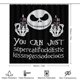 thumbnail image 2 of Juego de 4 cortinas de ducha de Jack Skellington con alfombrillas antideslizantes, tapa de inodoro y alfombrilla de baño, cortina de ducha impermeable con decoración de dibujos animados para baño con, 2 of 8