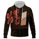 thumbnail image 1 of Sudadera con capucha y cremallera con estampado 3D de humo colorido para hombre y mujer, divertida, de moda urbana, informal, deportiva, de gran tamaño., 1 of 6
