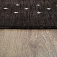 thumbnail image 3 of Rugsotic Carpets Handmade Rugs Hand Knotted Loom Rectangle 6'x9' Brown Wool for Indoor Use, 3 of 8