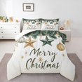 thumbnail image 1 of Merry Christmas Bedding Set,Rustic Christmas Tree Comforter Sets Twin Size,Christmas Tree Stars Bed Set,Happy Winter Holiday Down Comforter, 1 of 7