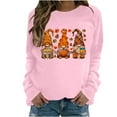 thumbnail image 2 of Meichang Hauts pour Femmes Automne Action de Grâce T-Shirts Graphiques Décontractés Manches Longues Coupe Ample Col Rond Pull Blouse Hauts, 2 of 4