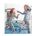 thumbnail image 4 of Dinosaur Union Suit Boys & Girls One Piece Pajamas T-Rex on Rear Flap, 4 of 5