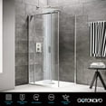 thumbnail image 3 of gotonovo 12 Inch Rain Shower System Brushed Nickel Luxury High Pressure Shower Head Bathroom Shower Faucet Set Hand Held Spray Rough-in Valve and Shower Trim Included, 3 of 8