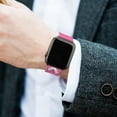 thumbnail image 6 of Pink Ribbon Breast Cancer Compatible with Apple Watch Band 38mm 40mm 42mm 44mm Women Men, Soft Silicone Sport IWatch Bands Replacement Strap Compatible for IWatch Series 7 6 5 4 3 2 1 SE, 6 of 8