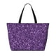 thumbnail image 2 of Easygdp Purple Glitter Bolsa de Viaje de Playa de Gran Capacidad, Bolsa Tote Perfecta para la Playa, Escapadas de Fin de Semana y Viajes, 2 of 7