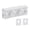 Blanc, variante sur Klonfd Corde Double de 51 Mètres en Acier Inoxydable, Sans Perçage, Extensible, à Montage Mural, Convient au Camping, au Voyage, au Balcon, pour Usage Intérieur et Extérieur