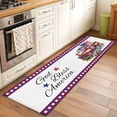 thumbnail image 3 of 4th of July Washable Area Rug 2 x 6 ft God Bless USA, Soft Non Slip Rugs Stain Repellent Indoor Felt Carpet for Living Dining Room Bedroom Home Office, 3 of 9