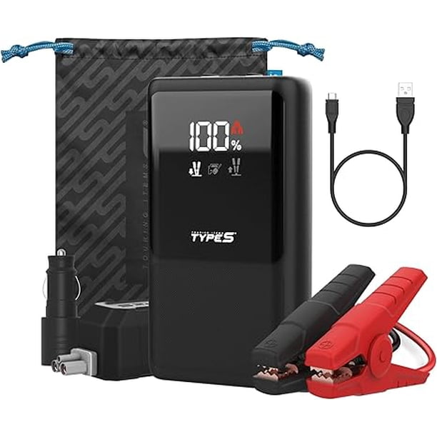 Arrancador De Batería P/auto Types Ac534341 500a Usb-c Usb-a
