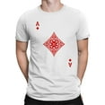 thumbnail image 2 of Intricate Ace of Diamonds Art Men's T-shirt, 2 of 3