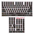 thumbnail image 1 of Autocollants de Clavier, Autocollant de Clavier de Jeu Opération Simple Forte Compatibilité 2 Pcs pour 84 à 108 Touches, 1 of 8