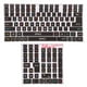thumbnail image 1 of Pegatinas decorativas para teclado de ordenador de escritorio, pegatinas decorativas de PVC para teclado de 84 a 108 teclas, 2 uds., 1 of 8