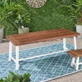 thumbnail image 3 of 79 - inch Industrial - Style Patio Table / Seats 8 Comfortably, 3 of 4