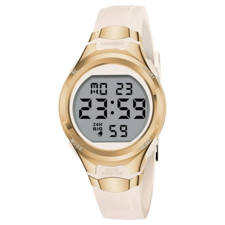 Digital Watch For Women Minimalist Digital Sports Watch with Alarm/Stopwatch/Back Light Waterproof Watch Gifts for Women