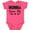 Vintage Hot Pink, variant on Inktastic Nonna Baby Clothes Grandchild Girls Baby Bodysuit