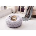 thumbnail image 4 of 2024, Gato Camas Cama para perros Cama para perros con forma de donut calmante Cama redonda para perros Suave, lavable, impermeable, cómoda y antideslizante Cama para mascotas para, 4 of 4
