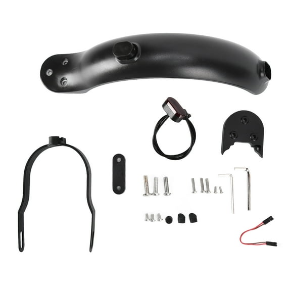 Rear Mudguard Scooter Fender Bracket Support with Rear Brake Light Scooter Replacement Accessory for Xiaomi M365
