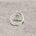 thumbnail image 4 of Natural Citrine Ring, Rough Citrine Gemstone Ring, November Birthstone, Dual Band, 925 Sterling Silver, Womens Ring, Christmas, Thanksgiving, Handmade, Statement Jewelry, Rough Gemstone Jewelry, 4 of 6