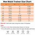 thumbnail image 2 of Latex Waist Trainer for Men Weight Loss Sweat Belt Workout Waist Trimmer Corset Body Shaper, 2 of 7
