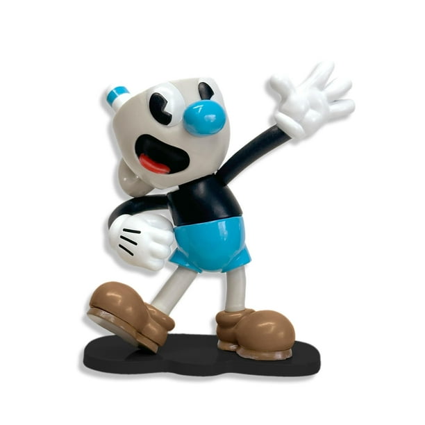 Minifigura Toynk Cuphead Mugman Create-A-Figure de 8 cm con piezas