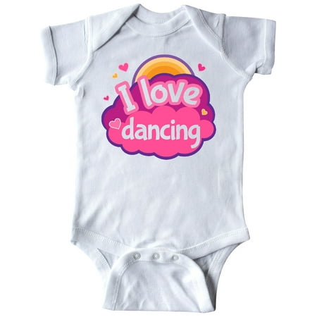 

Inktastic I Love Dancing Dance Gift Gift Baby Girl Bodysuit