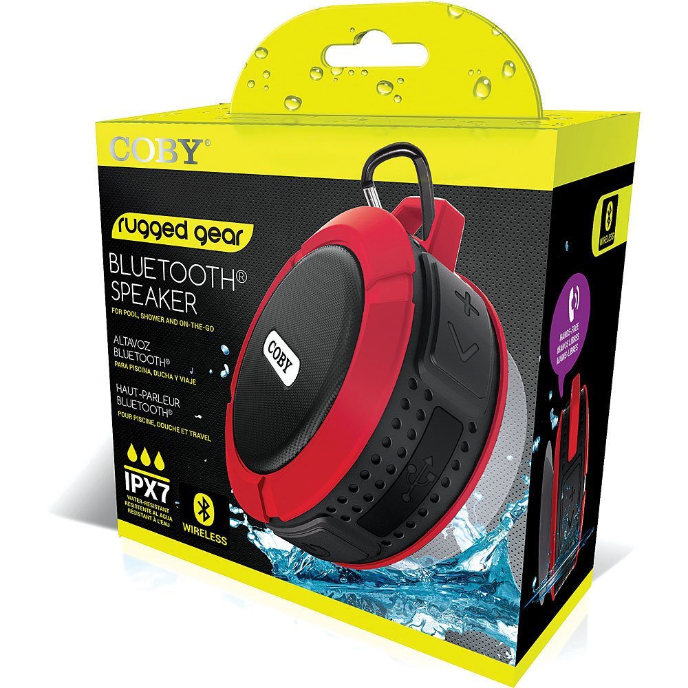 coby rugged gear bluetooth speaker