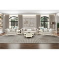 thumbnail image 3 of Michael Amini Yvette Chair and a Half in Porcini Velvet and Champagne Wood Frame, 3 of 15