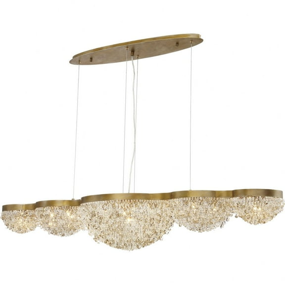 31831-017 Eurofase Lighting Mondo Linear Chandelier 15 Light