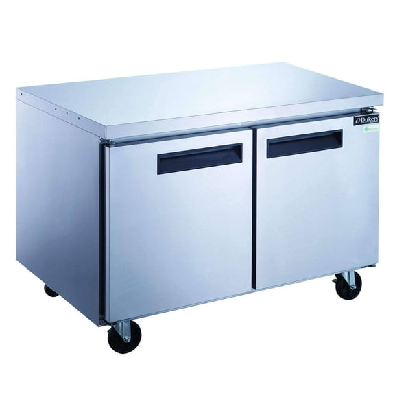 Dukers DUC60F 60 cu ft 2-Door Stainless Steel Commercial Freezer