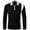 Black, variant on Babysbule Athletic Men's Sweatshirt, Patchwork Color Fashion With Men's Lapel Long Sleeve Shirt Two-color Stitching Fashion Wear Long Sleeve Turndown Collar Blouse & Shirt Outfit