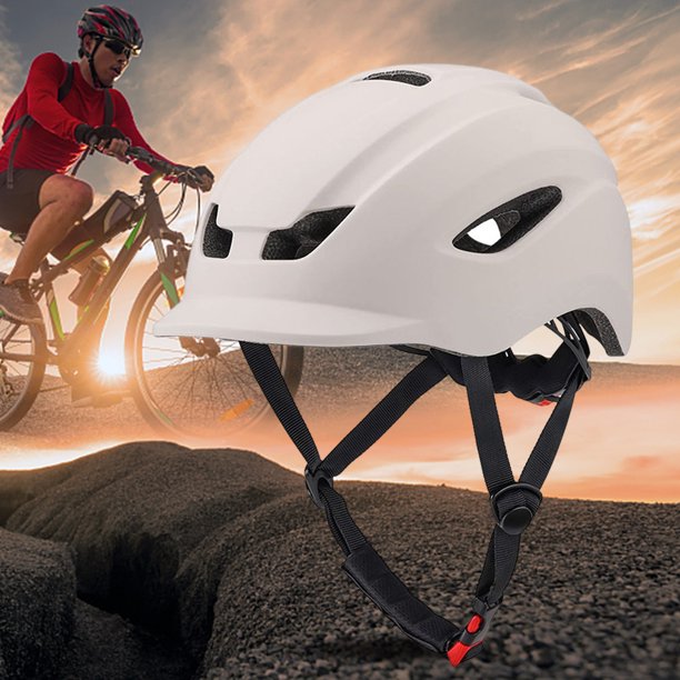 Casco de bicicleta ultraligero Transpirable Luz trasera Casco de seguridad Equipo de ciclismo JShteea El nuevo