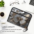 thumbnail image 6 of Organ Folder 14.2 x 0.8 x 10.6 Inches 13 Separate Pockets A4 Size Documents Folder A Sort Storage File Manager For The Home Office 3d Butterflies, 6 of 7