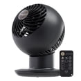 thumbnail image 1 of WOOZOO Compact Personal Oscillating Circulator Fan with Remote, Matte Black, 1 of 10