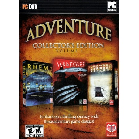 3 Classic PC Adventure Game Set - Includes Rhem II + Scratches Director's Cut + Penumbra Overture