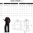 thumbnail image 4 of SUNBS Women's 2 Piece Loungewear Sets Fall Outfits Crew Neck Long Sleeve Top High Waist Wide Leg Pants for Travel Airport Casual Wear, 4 of 9