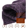 thumbnail image 2 of Womens Wool Socks Warm Womens Socks Soft Boot Work Winter Long Cozy Comfy Socks For Cold Weather 5 Pack, 2 of 6