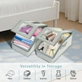 thumbnail image 4 of Hovmgk Stackable Baseball Cap Storage Box, Clear Window Closet Hat Organizer, Holds up to 30 Hats, Durable Storage Box, Transparent Design, Space-Saving for Men & Women, 4 of 6