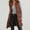 Brown, variant on Women's Clothing, Women's Long Puffer Vest Winter Quilted Hooded Sleeveless Zip Up Long Jacket Vest Gilet Valentines Day Gifts, 1Pc Jacket Khaki M