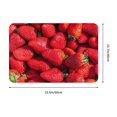 thumbnail image 3 of Fotbe Extra Durable Door Mat - Dirt Trapping Outdoor Welcome Mats - Non-Slip Outdoor Door Mats - Low Profile Front Door Mat - Indoor (16" x 24", Strawberry Red ), 3 of 9