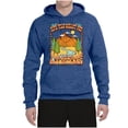 thumbnail image 2 of Wild Bobby Life Was Meant For Great Adventures Mountains Pine Trees Nature Lover Unisex Hoodie Sweatshirt, Vintage Heather Blue, X-Large, 2 of 6