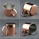 thumbnail image 4 of Kearding Taza de cobre, taza de cerveza cobriza, tazas de mula de Moscú, tazas, barra de café, vino sólido sin forro interior, suministros de Barra de herramientas Acero inoxidable 304, 4 of 6