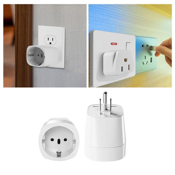 Universal Travel Power Adapter German Plug for Canada Mexico Thailand International Wall Charger
