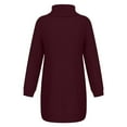 thumbnail image 7 of Arlun Womens Oversized Mini Sweater Dress Turtleneck Batwing Long Sleeve Ribbed Knit Loose 2025 Fall Winter Casual Pullover Short Dress Soft Comfort Stylish Outfits XXXL, 7 of 7