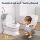 thumbnail image 2 of Inodoro 2 en 1 CheerTry Entrenamiento de orinal para niños pequeños Silla de baño con sonido, 2 of 5