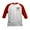 Red/White, variant on CafePress - Kiniart Pocket Boston Kids Baseball Jersey - Kids Cotton Baseball Jersey, 3/4 Sleeve Shirt
