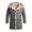 Q64 Gray, variant on Mens Sherpa Lined Coat Hooded Winter Warm Jacket Toggle Closures Casual Mid Length Outerwear with Pockets for Cold Weather Wine,S
