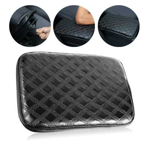 Universal Car Armrest Pad Cover Auto Center Console Box PU Leather Cushion