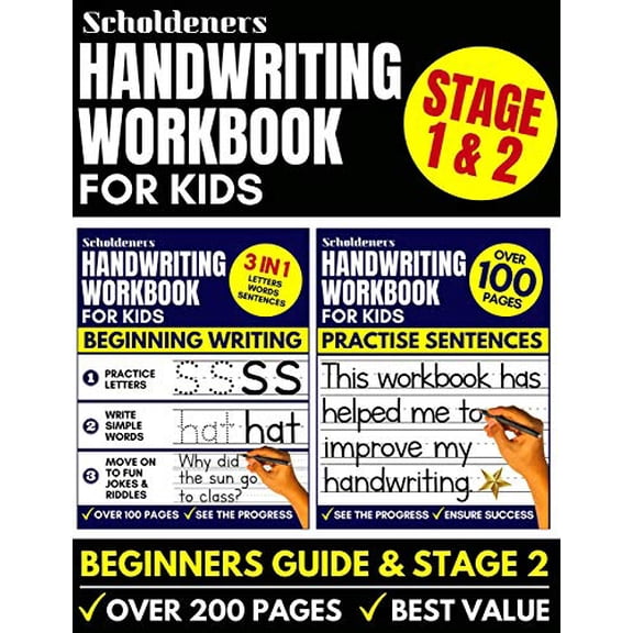 Pre-Owned Handwriting Workbook for Kids: Handwriting Practice Book (Handwriting for Beginners / Sentence Writing Workbook)