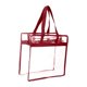 thumbnail image 5 of Bolsa de maquillaje transparente para deportes, playa, viajes de negocios y desplazamientos. Rojo, 5 of 9